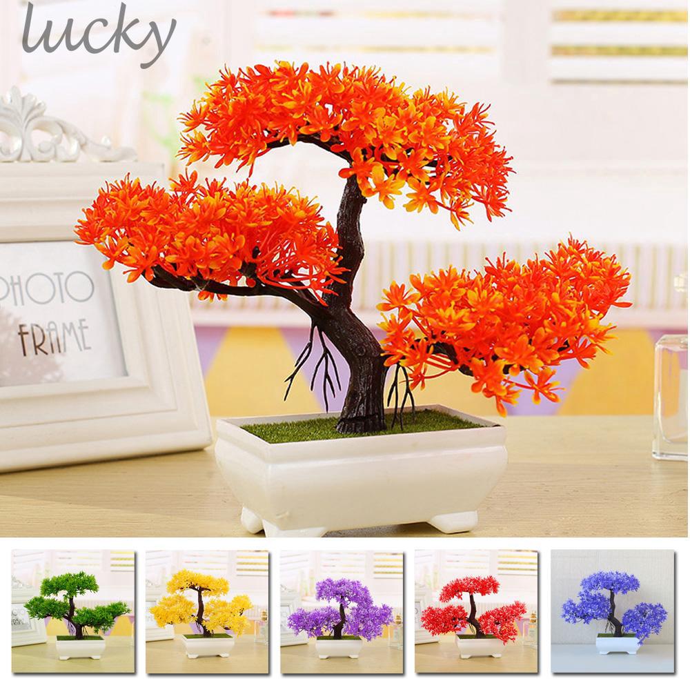 Chậu cây nhân tạo mini bằng nhựa nhiều màu độc đáo thân thiện với môi trường