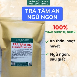  Trà TÂM AN hỗ trợ Mất Ngủ Ngủ Ngon Dưỡng Tâm An Thần cho người Mất Ngủ 100% Tự Nhiên - Thảo Mộc Xanh Official Store. 