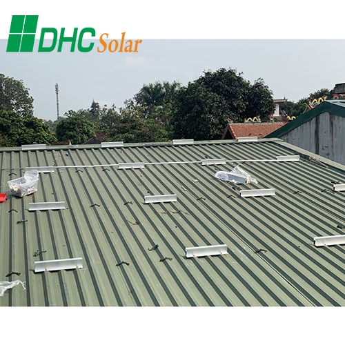 Thanh mini rail 27cm | Thanh ray nhôm lắp tấm pin năng lượng mặt trời