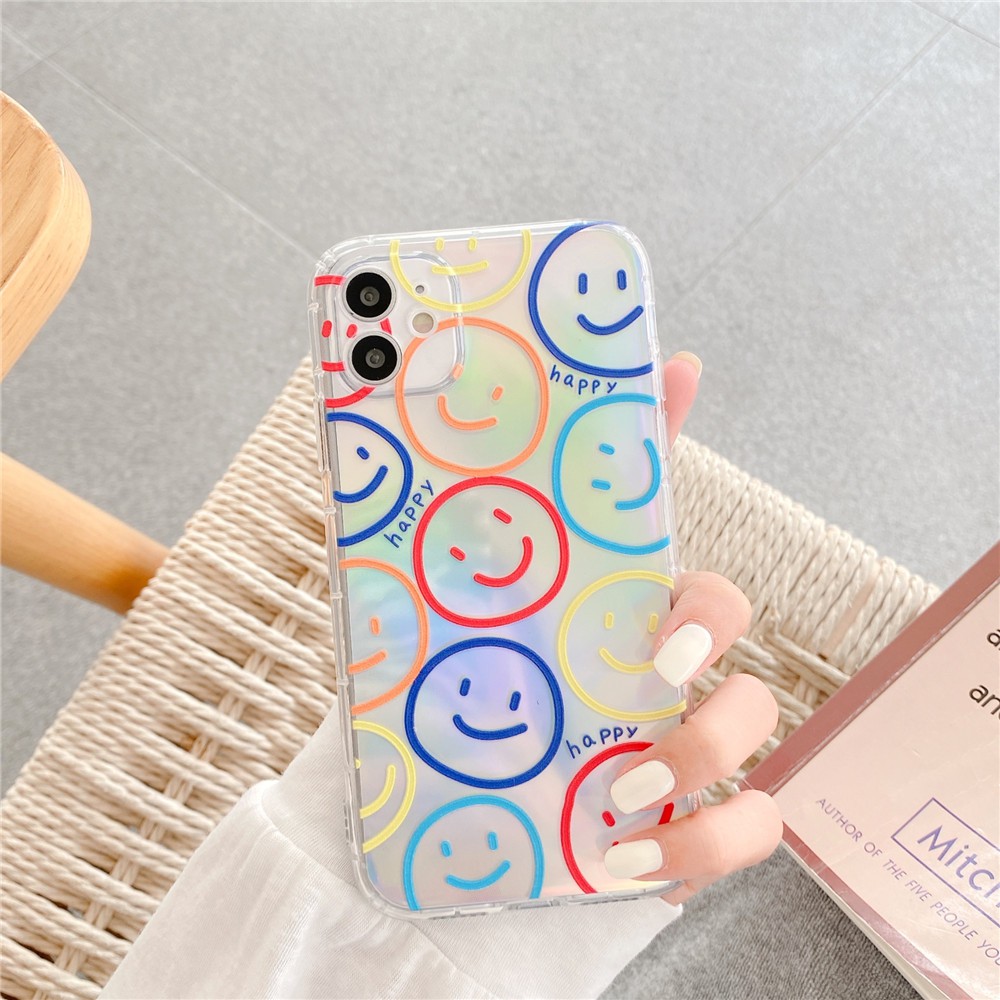 Ốp Điện thoại Tpu Mềm Họa Tiết Mặt Cười Cho Iphone 11 Pro Max X Xs Max Xr Iphone 7 Plus 8 Plus Iphone 6 Plus 6s Plus | BigBuy360 - bigbuy360.vn