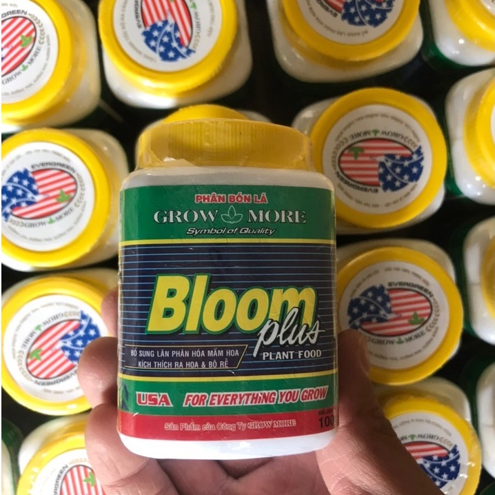 Growmore Bloom Plus 10-55-10 100gram Phân bón lá bổ sung Lân giúp cây ra rễ mạnh