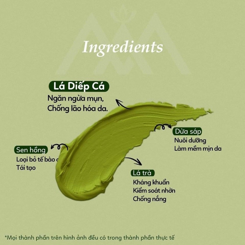 Mặt nạ diếp cá Meea organic 120gr