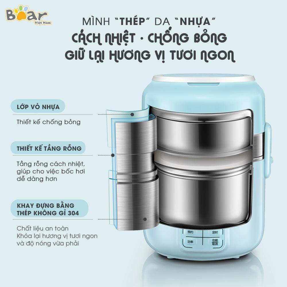 Hộp Cơm Điện Cao Cấp Đa Chức Năng Bear DFH-B20J1