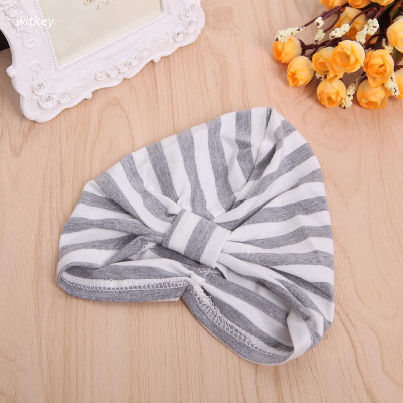 Mũ Turban Bằng Cotton Mềm Mại Dành Cho Bé Gái