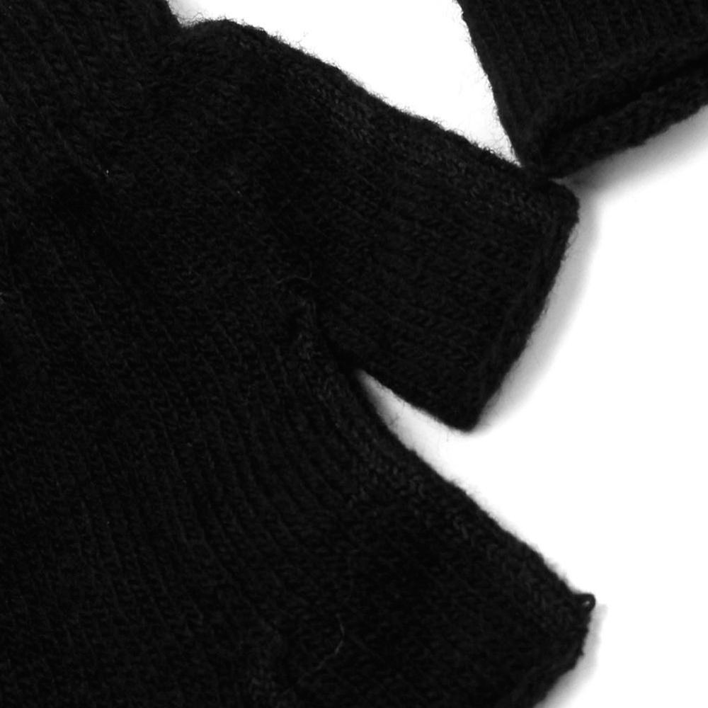 Găng Tay Nửa Ngón Màu Đen Co Dãn Cho Nam