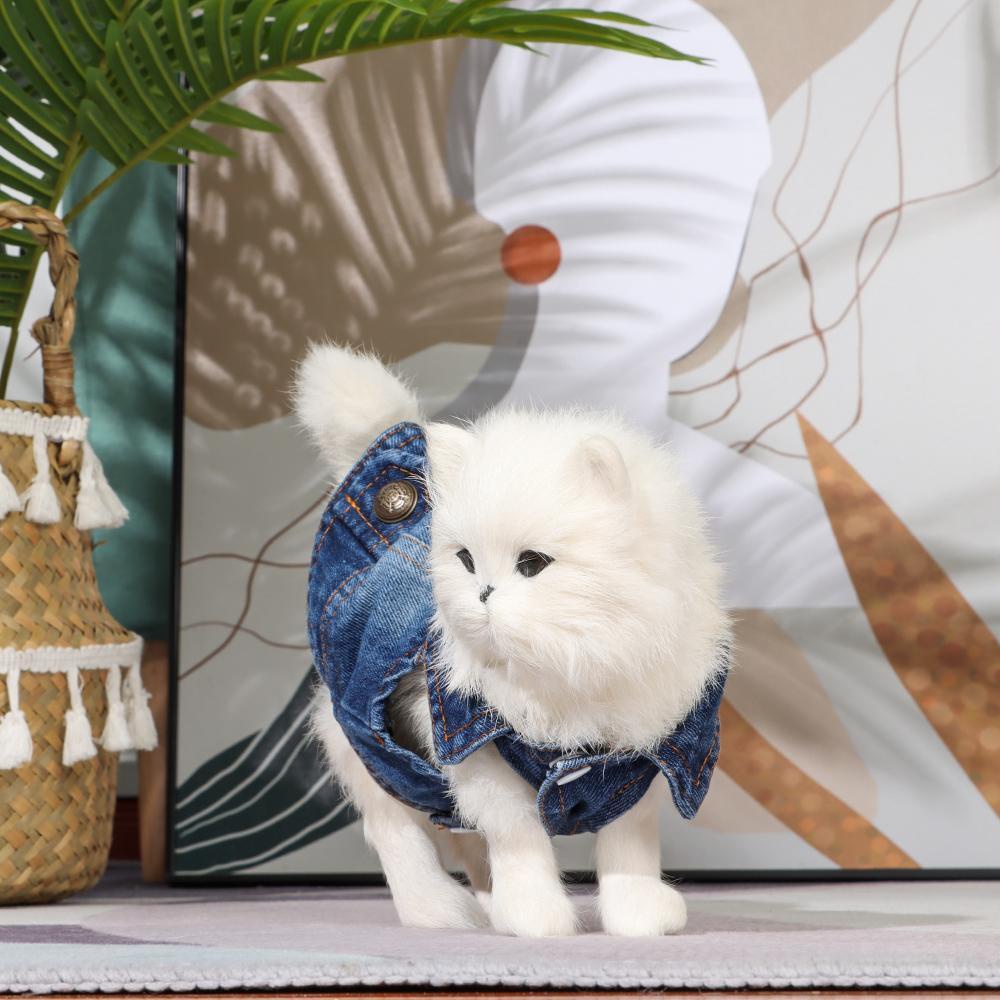 Áo Denim Phong Cách Cao Bồi Cổ Điển Cho Thú Cưng LAYOR1 XS-2XL