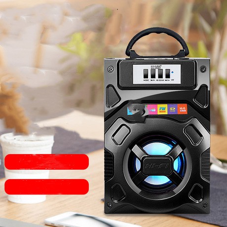 Loa kéo mini di động hát karaoke siêu hay Q-10 kết nối bluetooth loại tốt + Tặng kèm micro