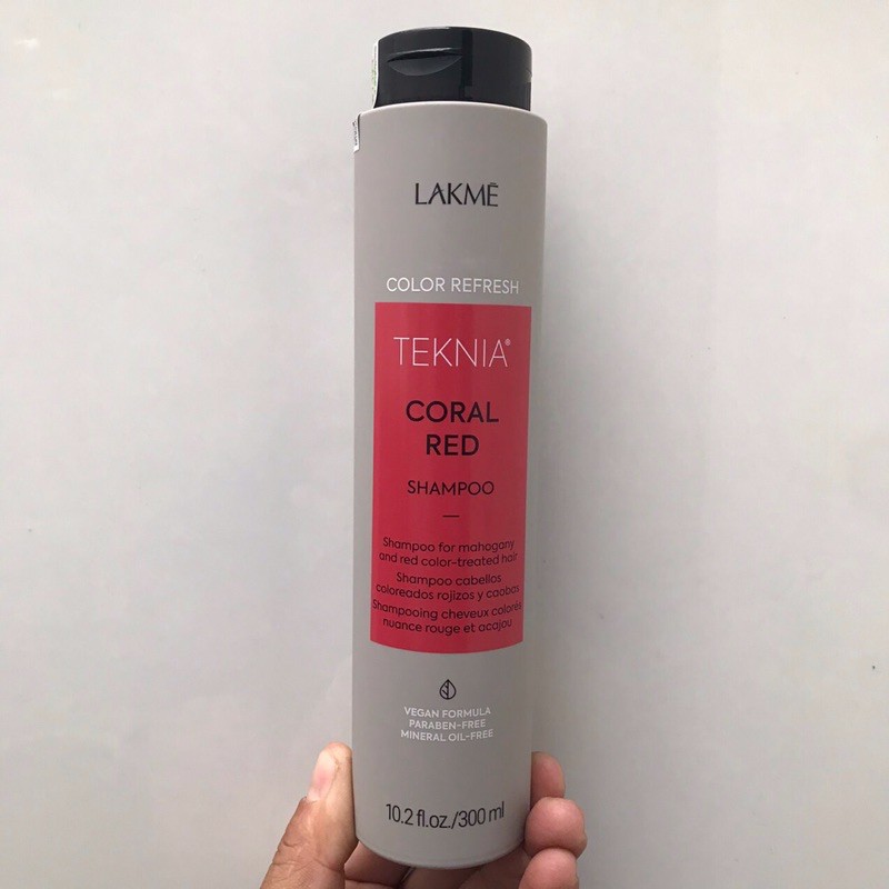 Dầu gội cho tóc nhuộm đỏ Lakme Teknia Ultra Red Shampoo Refresh 300m