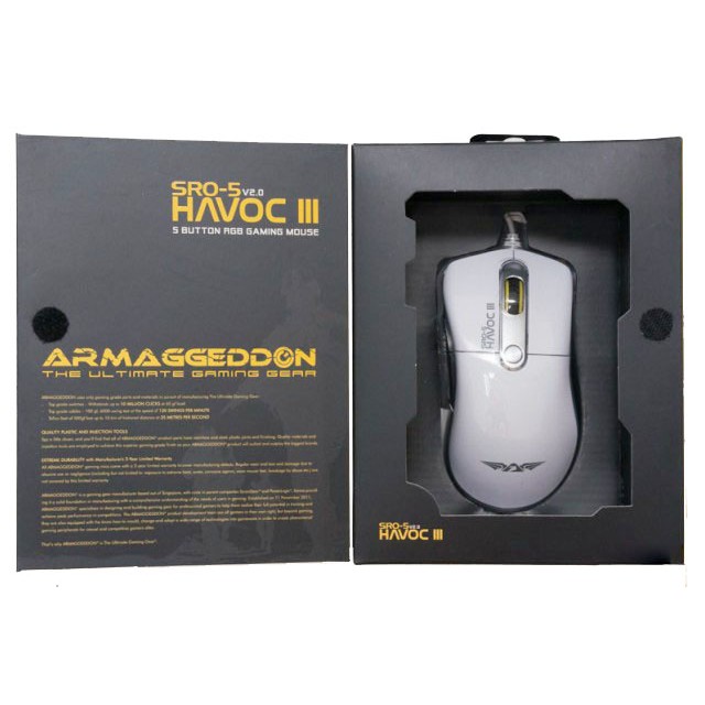 [Mã 267ELSALE hoàn 7% đơn 300K] Chuột Armaggeddon Havoc III