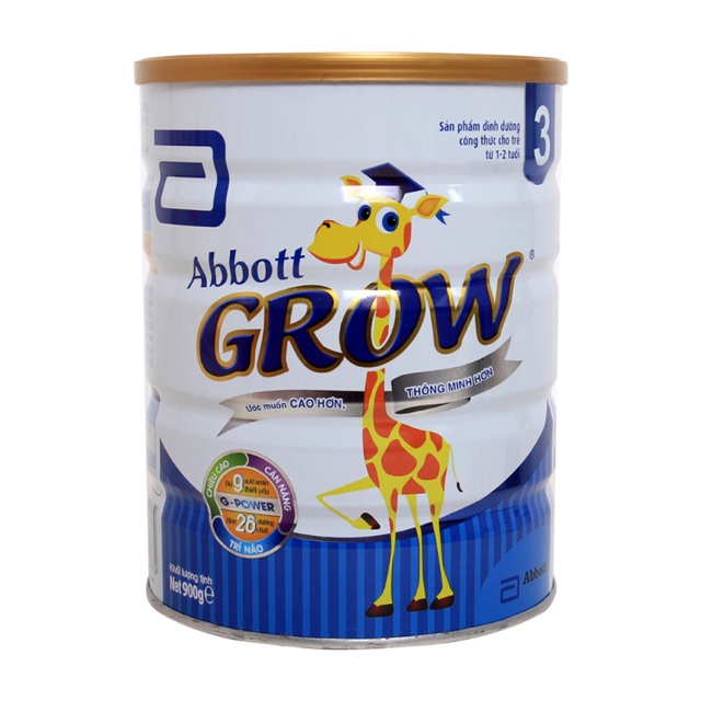 Sữa bột Grow 3 900g Abbott