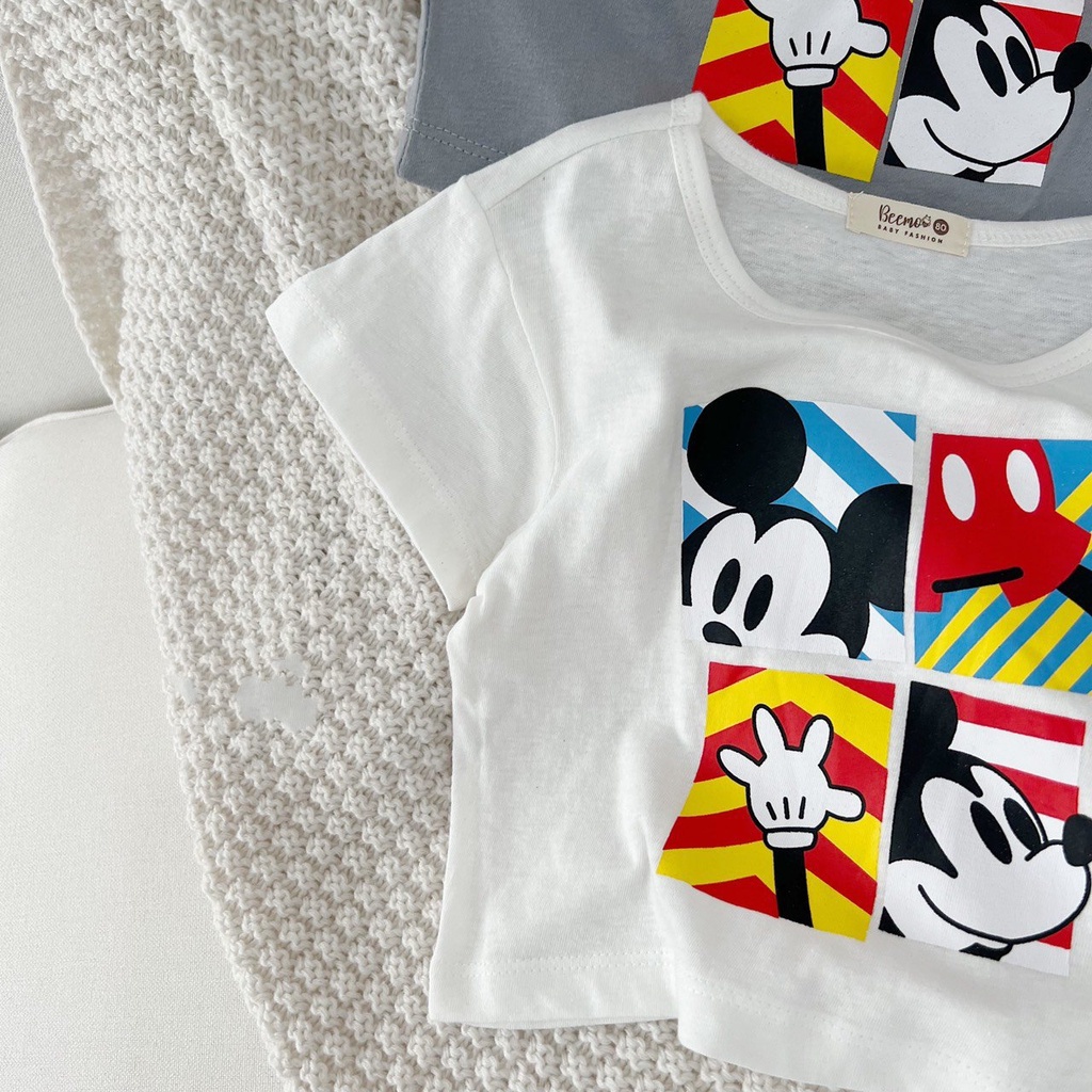 Áo thun cộc tay mickey bé trai 2 3 4 5 6 tuổi MINTSCLOSET Mint's Closet - AR8405