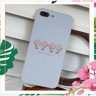 Ốp lưng điện thoại Iphone 6 plus 4 quả đào mỏng thời trang