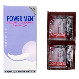 [FREESHIP] Bao cao su Powermen Superthin siêu mỏng hộp 12chiếc