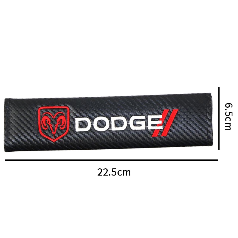 1 Vỏ Bọc Dây Đai An Toàn Bằng Sợi Carbon Cho Xe Hơi Dodge Challenger RAM 1500