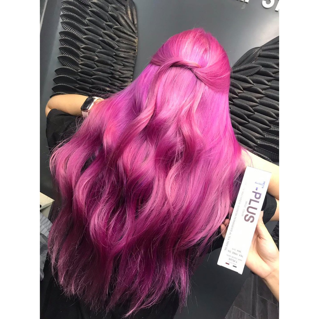 Thuốc Nhuộm Tóc Màu Tím Hồng Khói Tplus 99/66 Fog Violet Pink Hair Dye Cream