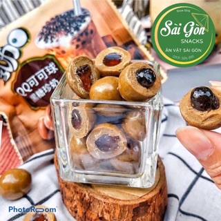 KẸO TRÀ SỮA TRÂN CHÂU ĐƯỜNG ĐEN Gói 128gr