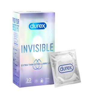 Bao cao su Durex Invisible hộp 10c - Siêu mỏng tăng thời gian quan hệ ( che tên sản phẩm khi giao tuyệt đối bảo mật)