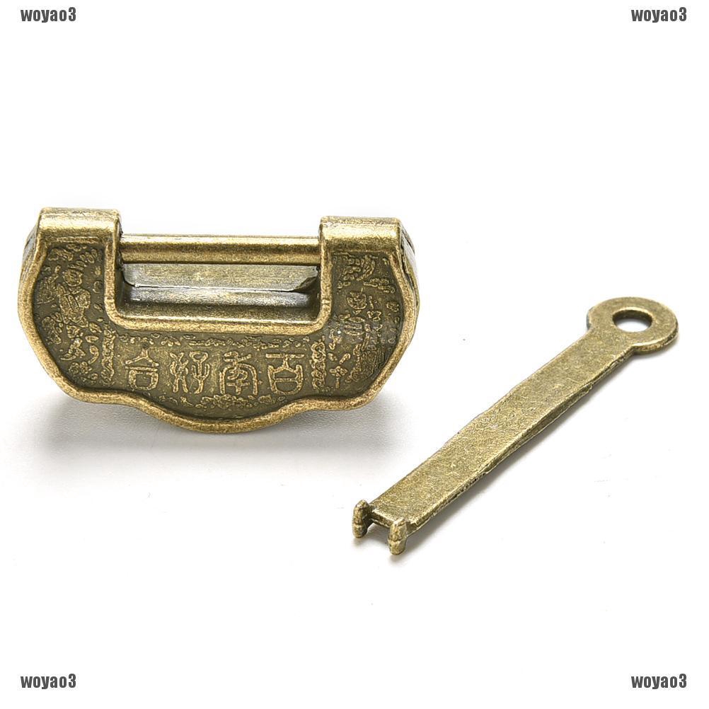 Khóa Hợp Kim Đồng Màu Vàng Phong Cách Trung Hoa