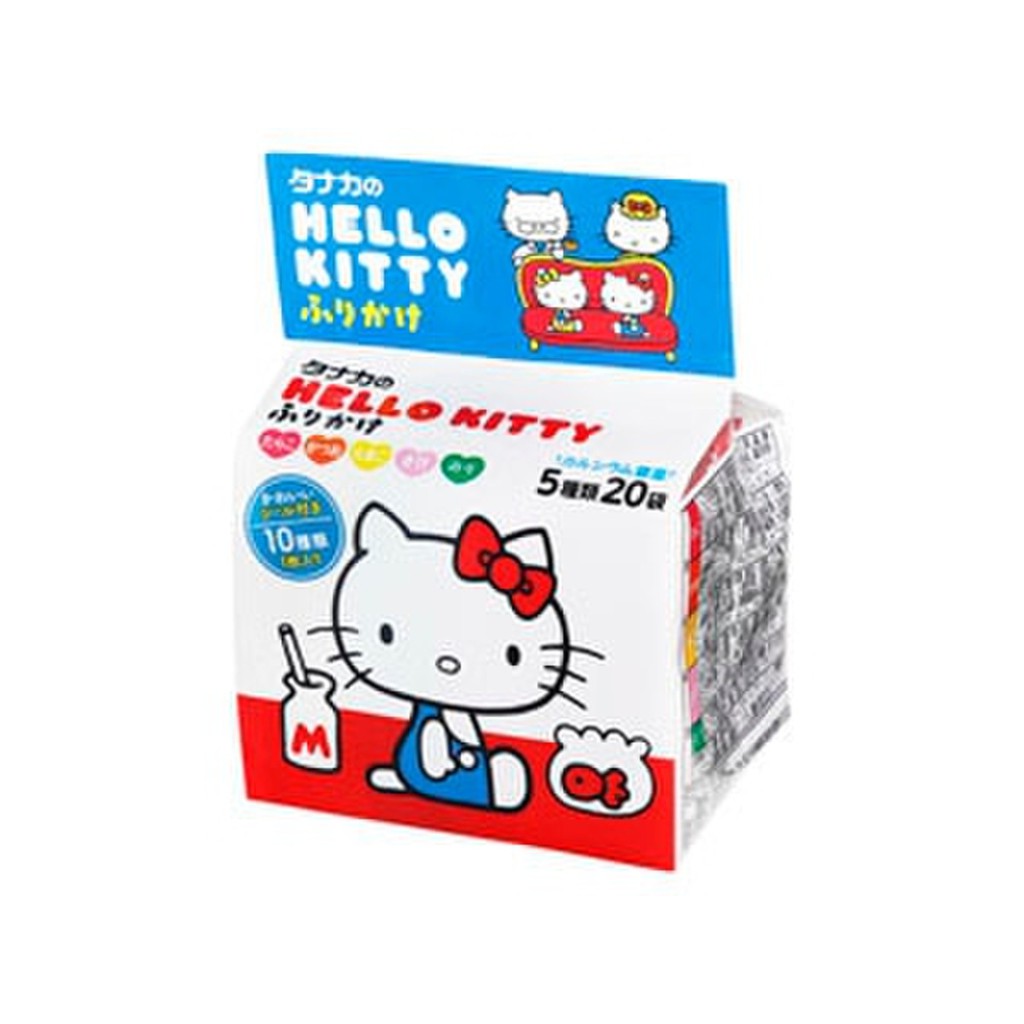 RẮC CƠM CHO BÉ CỦA NHẬT HELLO KITTY (20 GÓI/ TÚI) - HÀNG NỘI ĐỊA NHẬT, dùng để rắc vào cơm, cháo, súp . Date 11/2021