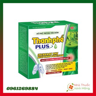 Thanh Phế Plus - Bổ Phế - Trừ Ho - Tiêu Đờm - Hộp 10 ống