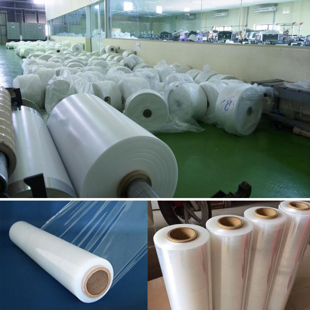 Màn PE khổ 50cm (2.8kg), màng PE quấn Pallet, quấn hàng hoá
