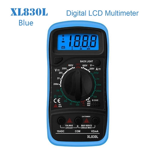 GAQQEE Đồng Hồ Đo Vạn Năng Kỹ Thuật Số XL830L