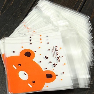 20 Túi Đựng Bánh Kẹo in hình Gấu Hoạt hình Dễ Thương (túi gấu đựng kẹo)