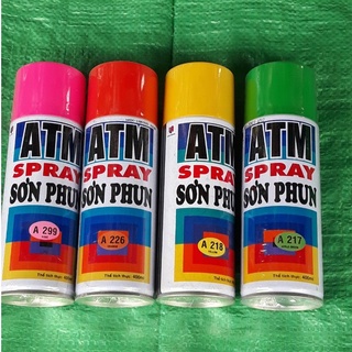 Sơn xịt atm 400ml, sơn xịt atm 33 màu chính hãng