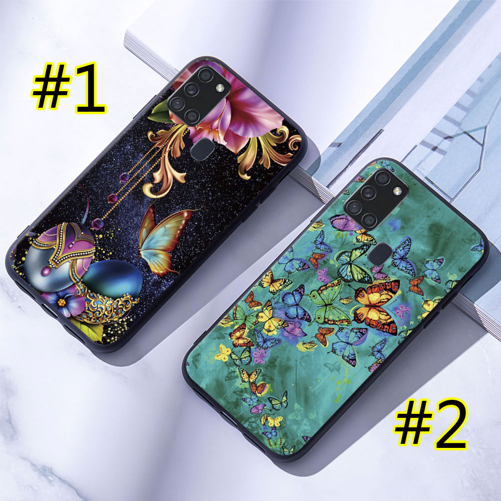 Ốp Điện Thoại Mềm Samsung Galaxy A11 A21 A21S A31 A51 A71 Con Bướm Thơ