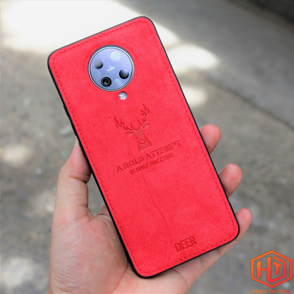 Ốp Lưng Xiaomi Redmi K30 Pro , Pocophone F2 Pro vân da khắc hình Nai