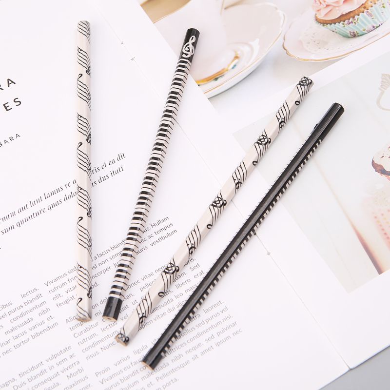 Set 4 Bút Chì Hình Nốt Nhạc Xinh Xắn