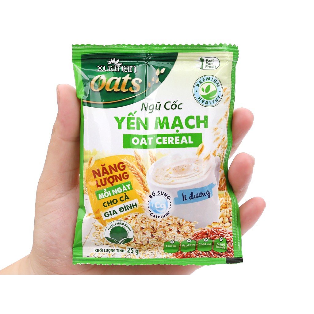 Yến Mạch Hữu Cơ Nguyên Chất Ăn Liền Xuân An Túi 400g - Tặng Kèm Hàng KM