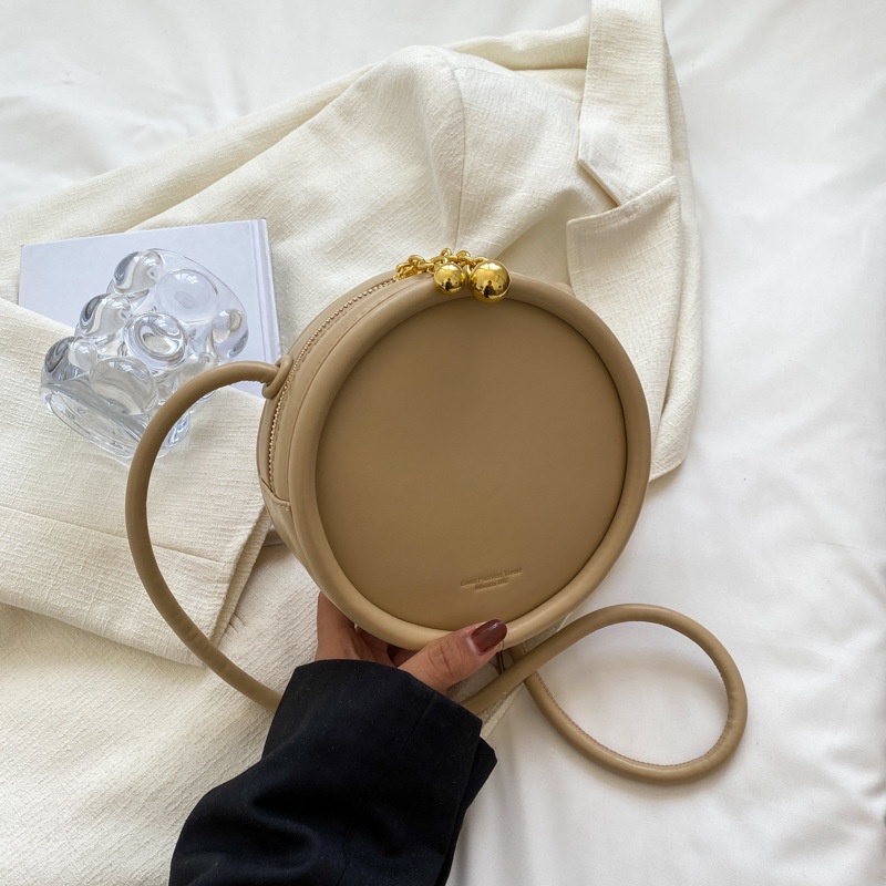 Túi đeo chéo IELGY hình tròn nhỏ xinh thanh lịch cho nữ