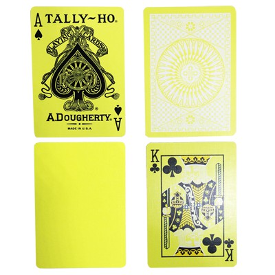 Bài ảo thuật : Tally Ho Reverse Fan back (Yellow) Limited Edition