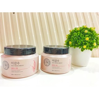 Kem tẩy trang THE FACE SHOP RICE WATER BRIGHT CLEANSING CREAM 400ml