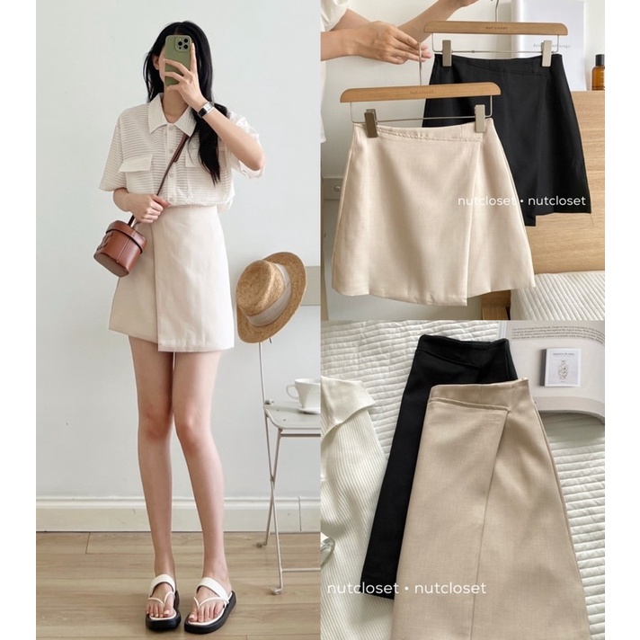 Chân váy zip vạt giả 580_CV0080