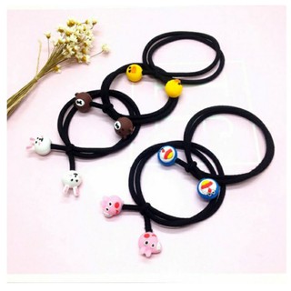 Dây Buộc Tóc / Cột Tóc Hoạt Hình Dễ Thương Siêu Co Giãn