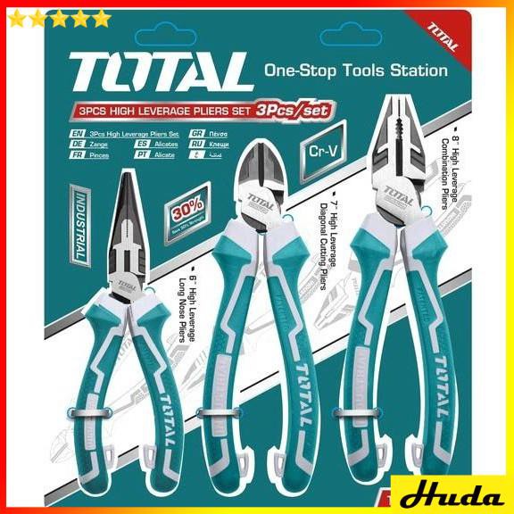 [Chính hãng TOTAL] BỘ 3 KỀM RĂNG, CẮT VÀ NHỌN CAO CẤP TOTAL THT2K0301S