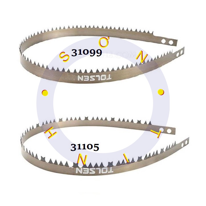 LƯỠI CƯA GỖ DÀY , THƯA TOLSEN 31099 31105