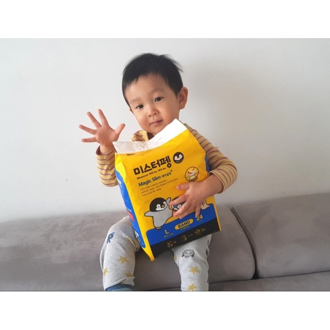 Bỉm tã dán SUPER DADDY Magic Slim cao cấp Hàn Quốc Full Size M28 L24 XL20