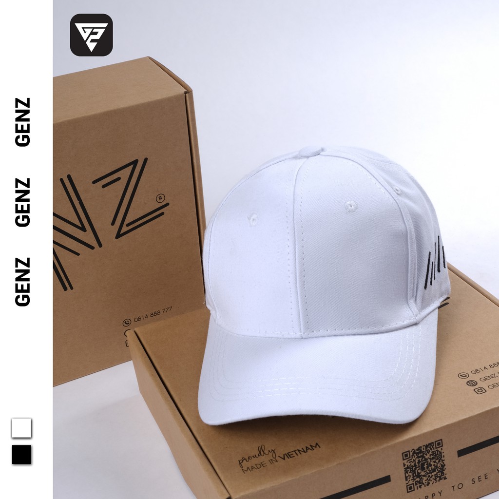 Nón kết lưỡi trai nhung gân tăm Unisex GENZ phong cách Ulzzang cho bạn nam, nữ năng động