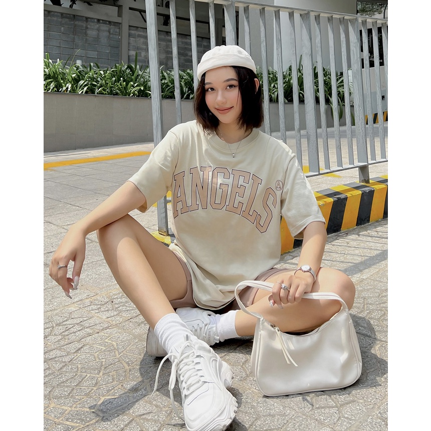 Áo Thun Angel-Land Angels Tee Beige T-shirt - AT