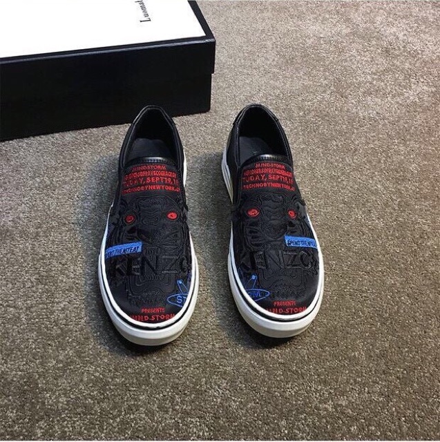 Giày slipon nam kenzoo thêu | BigBuy360 - bigbuy360.vn