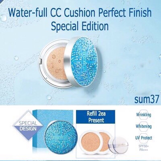 Hộp Case PHẤN NƯỚC SUM37 CC CUSHION PERFECT FINISH BẢN LIMITED