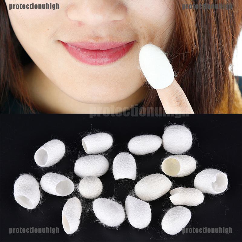 Protectionuhigh Hot ! 30pcs Natural Silkworm Cocoon Facial Face Blackhead Cleanser Silk Scrub, JKL