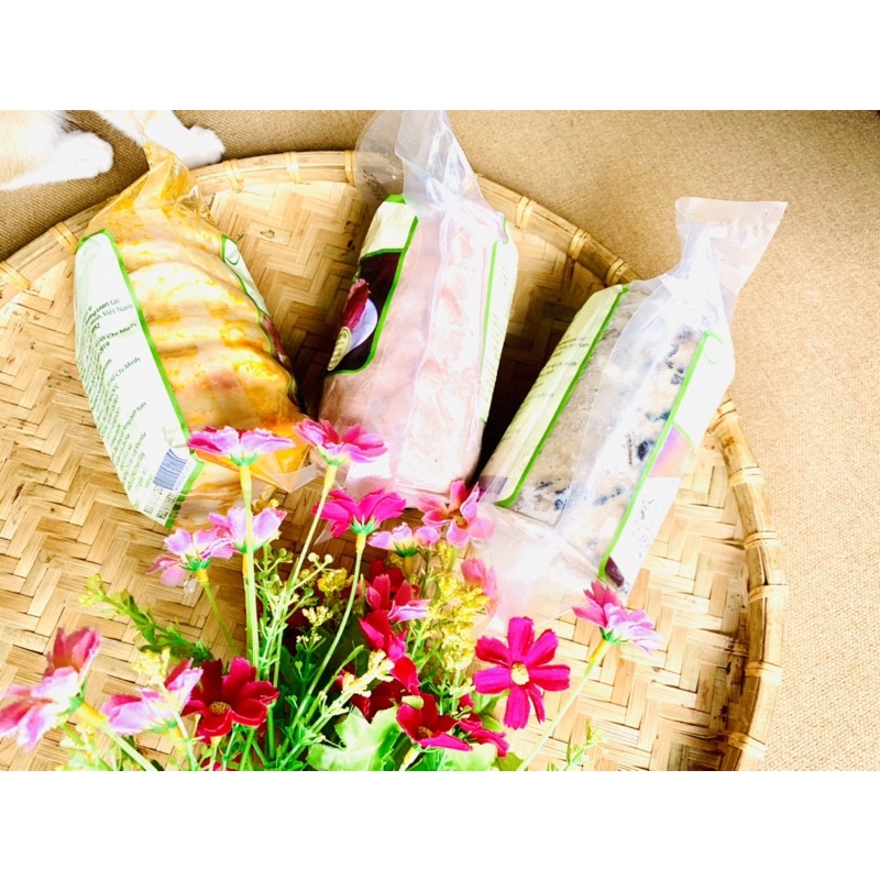 ☘COMBO ( 500g CHẢ CUA - 500g GIÒ THỦ - 500g HAM GÀ) CHAY PHƯƠNG LOAN
