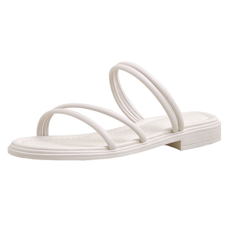 Jiashucheng Sandal Đế Bằng Phong Cách Hàn Quốc Thời Trang Mùa Hè Mới Cho Nữ