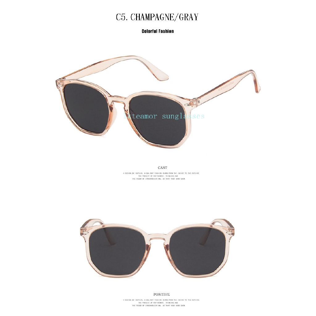 Kính mát gọng tròn thiết kế vintage kiểu dáng thời trang cho nữ