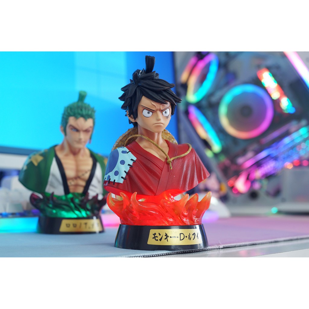[SỐC] có sẵn Mô hình Zoro luffy sanji hải tặc mũ rơm ( one piece ) có đèn led