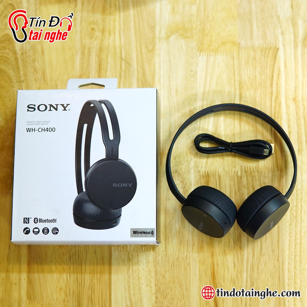 Tai nghe không dây Bluetooth Sony WH CH400 | Hàng chính hãng.